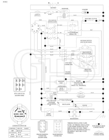 Husqvarna Yt42Ls - Schematic