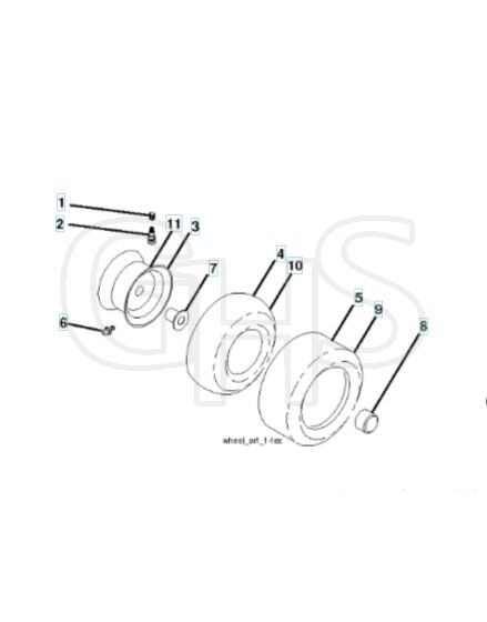 Husqvarna Yt42Ls - Wheels & Tyres