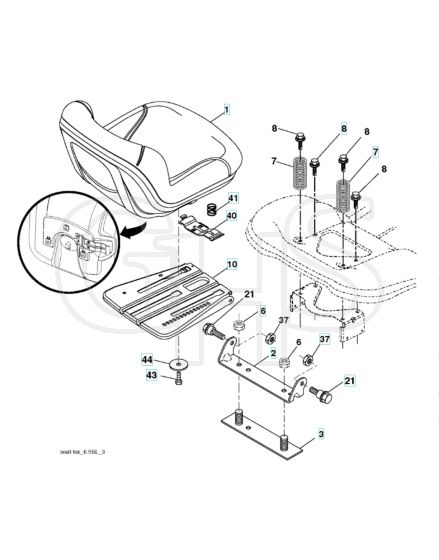 Husqvarna Yt42Xls - Seat