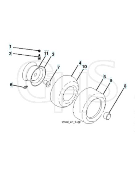 Husqvarna Yt48Cs - Wheels & Tyres
