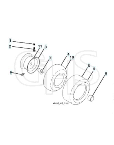 Husqvarna Yt48Dxls - Wheels & Tyres