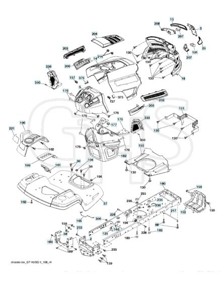 Husqvarna Yt48Xls - Chassis & Frame