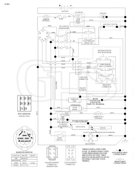Husqvarna Yt54Ls - Schematic
