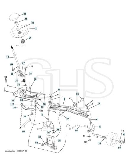 Husqvarna Yt54Ls - Steering