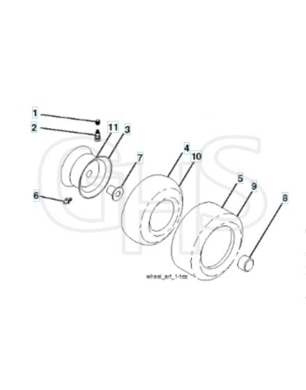 Husqvarna Yt54Ls - Wheels & Tyres