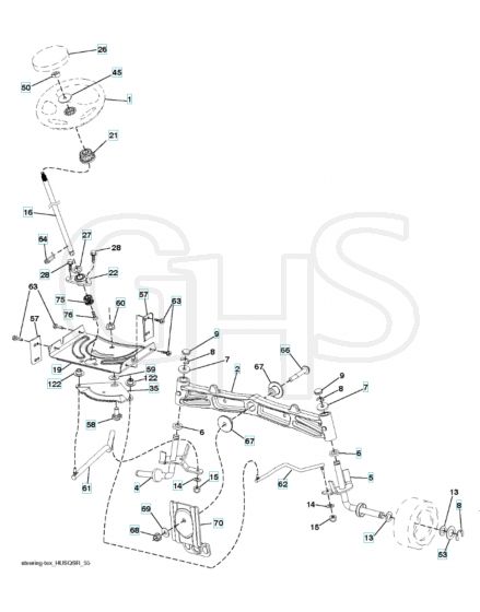 Husqvarna Yta19K42 - Steering