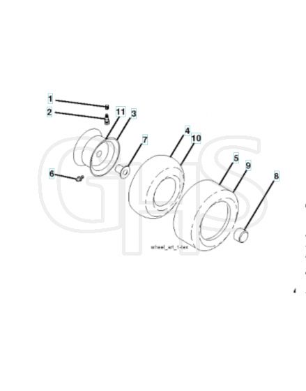 Husqvarna Yta22V46 - Wheels & Tyres