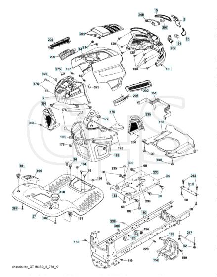 Husqvarna Yth18542 - Chassis & Enclosures
