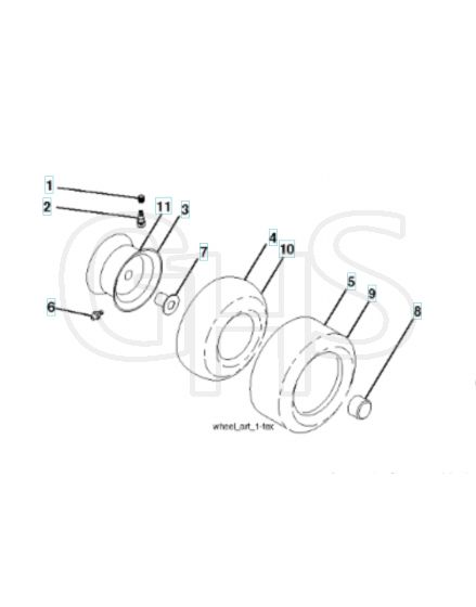 Husqvarna Yth18K42 - Wheels & Tyres