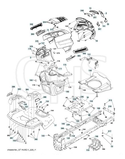 Husqvarna Yth1942 - Chassis & Enclosures