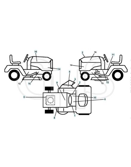 Husqvarna Yth200 Twin - Decals