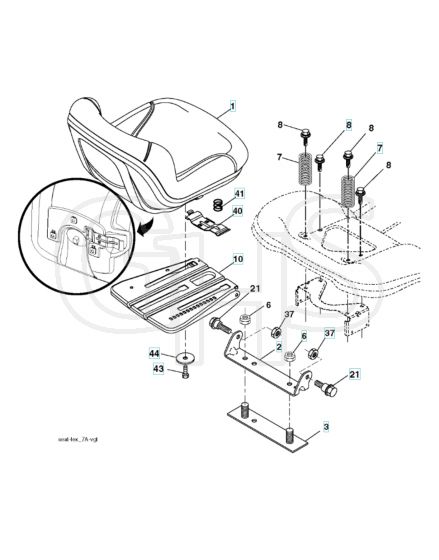 Husqvarna Yth200 Twin - Seat