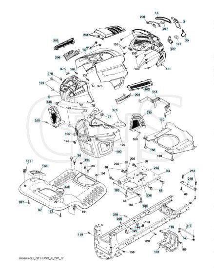 Husqvarna Yth2042 - Chassis & Enclosures