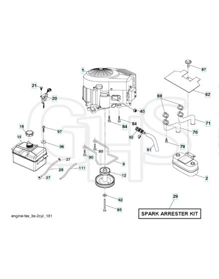 Husqvarna Yth2042 - Engine