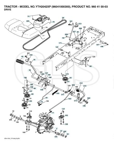 Husqvarna Yth2042 Xp Drive Ghs 5344