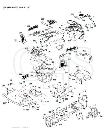 Husqvarna Yth20K42 - Chassis & Frame