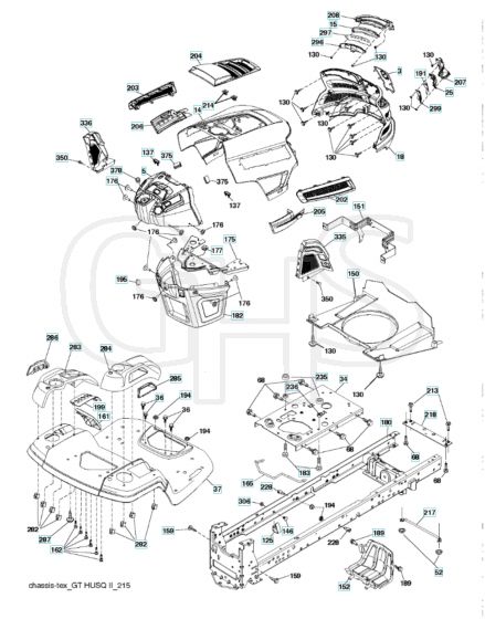 Husqvarna Yth20K46 - Chassis & Frame