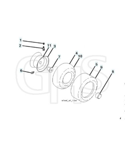 Husqvarna Yth20K46 - Wheels & Tyres