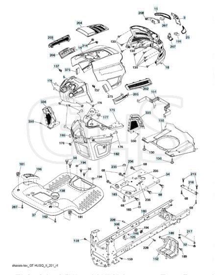 Husqvarna Yth20V42 - Chassis & Frame