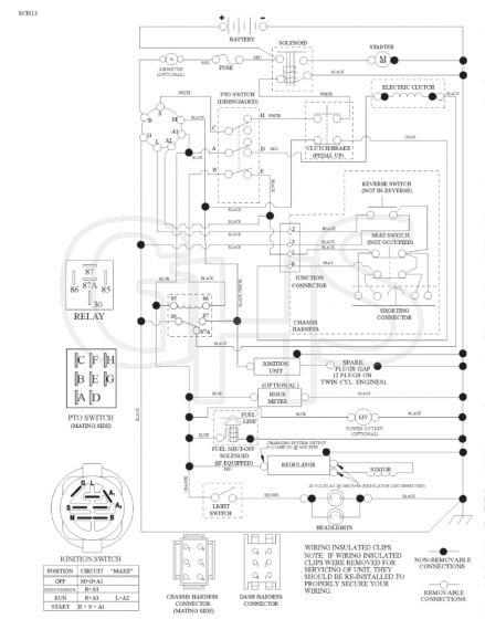 Husqvarna Yth20V46 - Schematic