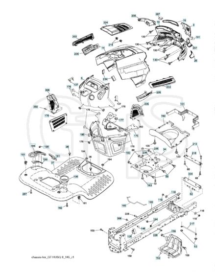 Husqvarna Yth2146 - Chassis & Frame
