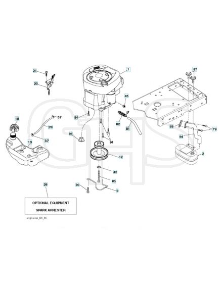 Husqvarna Yth2146 - Engine
