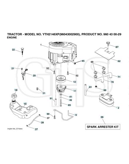 Husqvarna Yth2146 Xp - Engine
