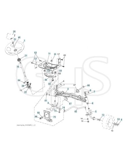 Husqvarna Yth21K46 - Steering