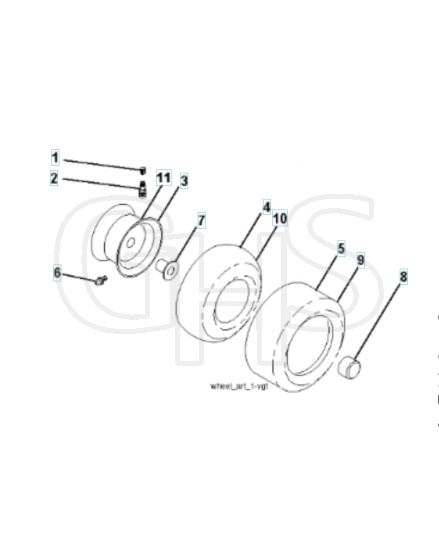 Husqvarna Yth2242Tdf - Wheels & Tyres