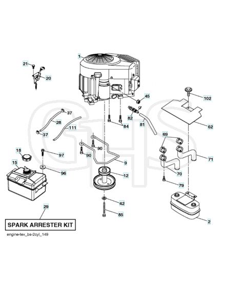 Husqvarna Yth2246 - Engine