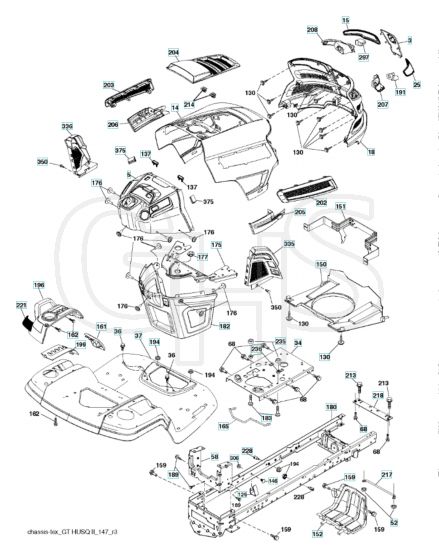 Husqvarna Yth2246Tdr - Chassis & Frame