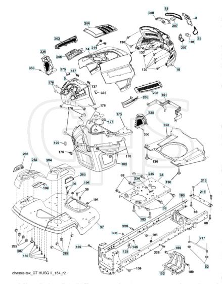 Husqvarna Yth22K42 - Chassis & Enclosures