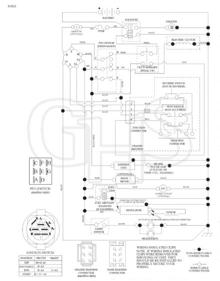 Husqvarna Yth22K42 - Schematic