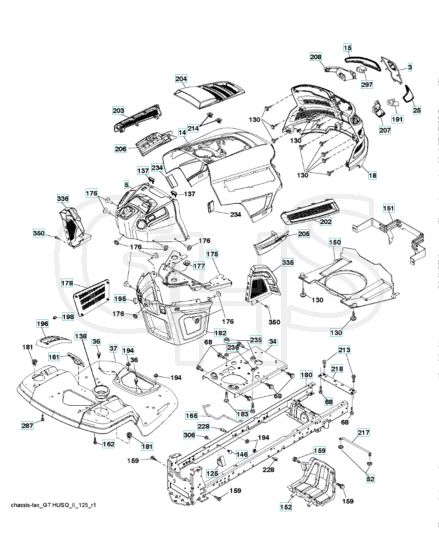 Husqvarna Yth22K46 - Chassis & Enclosures