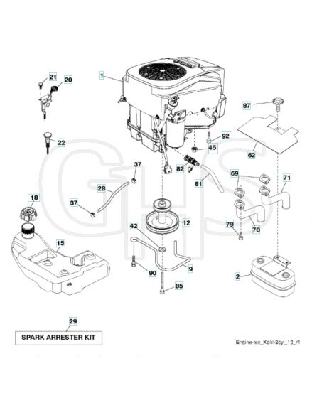 Husqvarna Yth22K46 - Engine