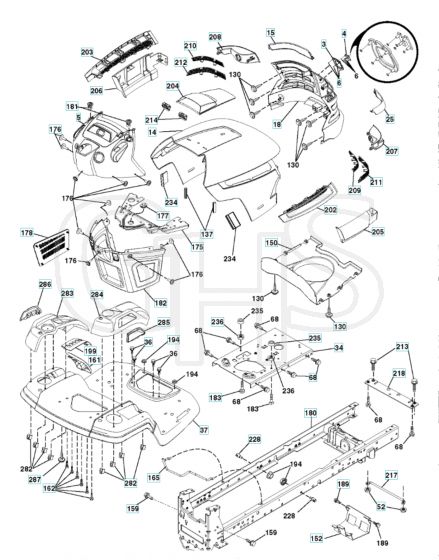 Husqvarna Yth22V46Xls - Chassis & Enclosures