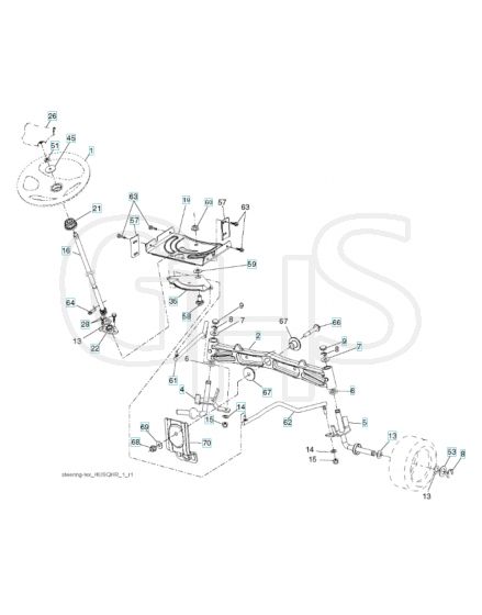 Husqvarna Yth22V46Xls - Steering