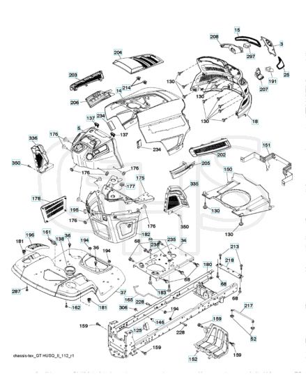 Husqvarna Yth23K46 - Chassis & Frame