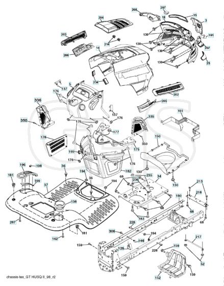 Husqvarna Yth23V42 - Chassis & Frame