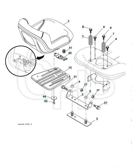 Husqvarna Yth23V42Ls - Seat