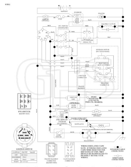 Husqvarna Yth23V48 - Schematic