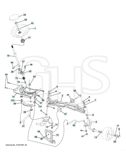 Husqvarna Yth23V48 - Steering