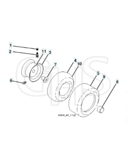 Husqvarna Yth23V48 - Wheels & Tyres