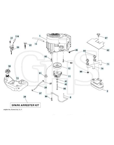 Husqvarna Yth24V54Xls - Engine