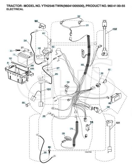 Husqvarna Yth2546 Twin - Electrical