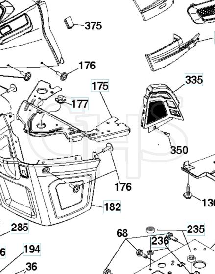 Husqvarna Yth25K54 - Chassis & Frame