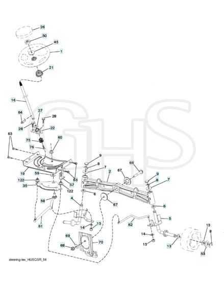 Husqvarna Yth25K54 - Steering