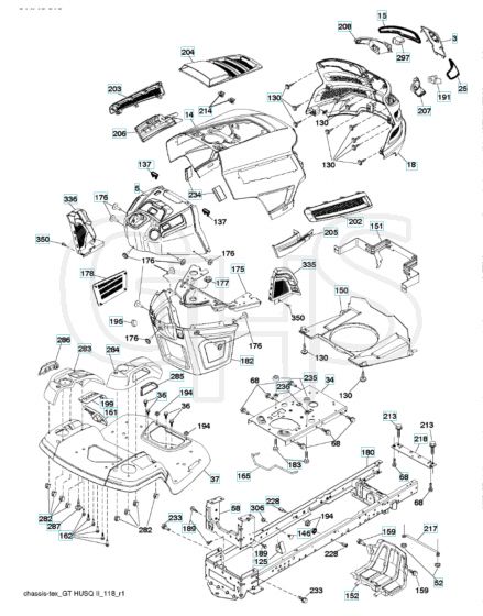 Husqvarna Yth26V54 - Chassis & Frame