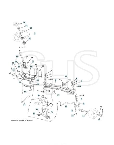 Husqvarna Yth 183T - Steering