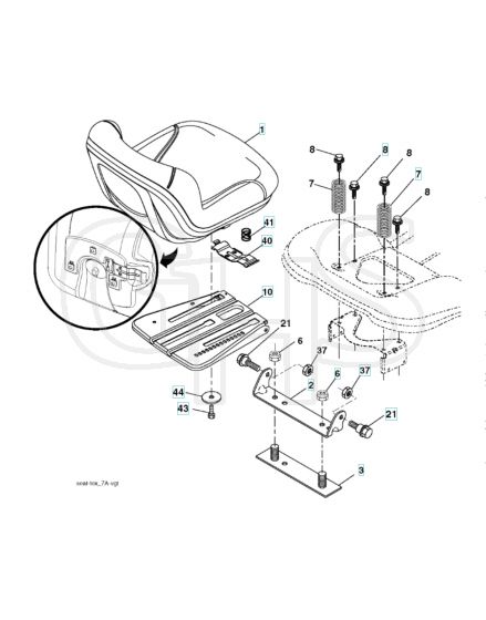 Husqvarna Yth 184T - Seat